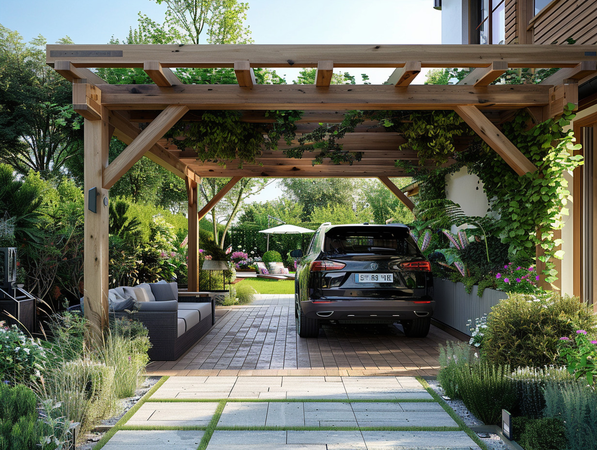 carport brico dépôt : solutions polyvalentes pour un espace extérieur organisé -  abri voiture